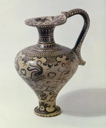 Oinochoe mit maritimer Dekoration